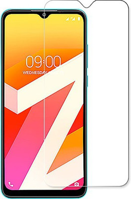 SOMTONE Tempered Glass Guard for Lava Z4(Pack of 1)