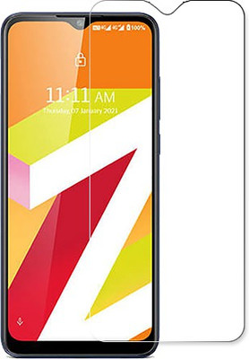 SOMTONE Tempered Glass Guard for Lava Z2s(Pack of 1)
