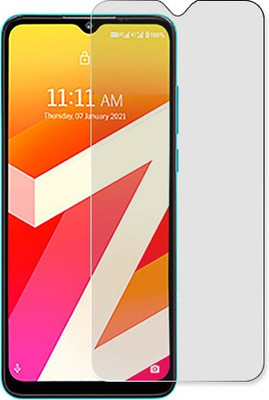 SOMTONE Tempered Glass Guard for Lava Z6(Pack of 1)