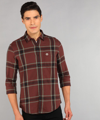 U.S. POLO ASSN. Men Checkered Casual Multicolor Shirt