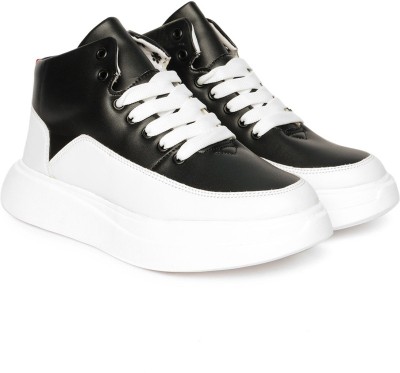 FLYNCE Flynce Casual Lightweight Fashion Sneaker for Women/Girls - Black,White-36 Sneakers For Women(Multicolor)