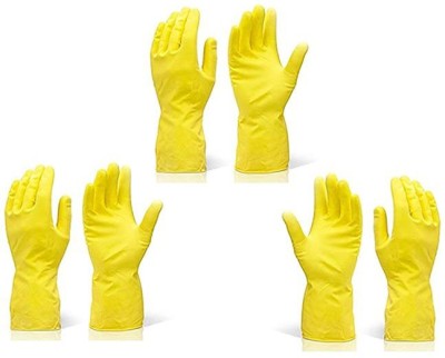 Donizard Wet and Dry Disposable Glove Set(Free Size Pack of 3)