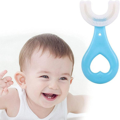 Godwit U Shaped Toothbrush for Kids 1-6 Years Manual Whitening Extra Soft Tooth brush Extra Soft Toothbrush
