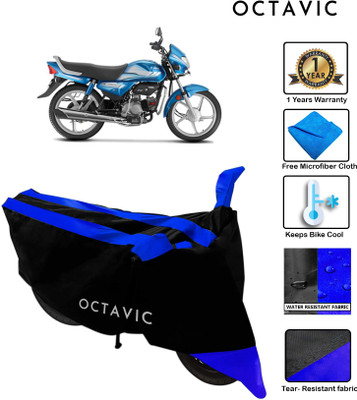 octavic Waterproof Two Wheeler Cover for Honda(HF Deluxe, Blue)