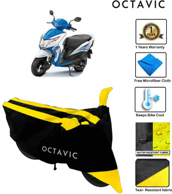 octavic Waterproof Two Wheeler Cover for Honda(Dio, Yellow)