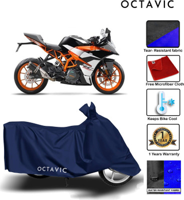 octavic Waterproof Two Wheeler Cover for KTM(RD 350, Blue)