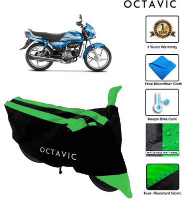 octavic Waterproof Two Wheeler Cover for Honda(HF Deluxe, Green)