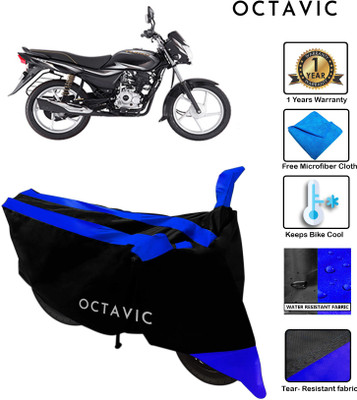 octavic Waterproof Two Wheeler Cover for Bajaj(Platina 100 DTS-i, Blue)