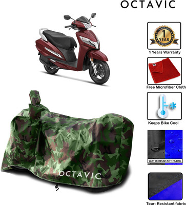 octavic Waterproof Two Wheeler Cover for Honda(Activa 6G, Green)