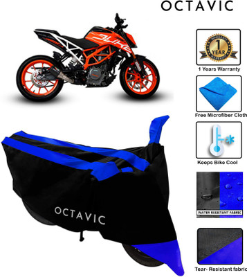 octavic Waterproof Two Wheeler Cover for KTM(390 Duke, Blue)