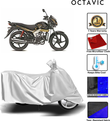 octavic Waterproof Two Wheeler Cover for Mahindra(Centuro, Silver)