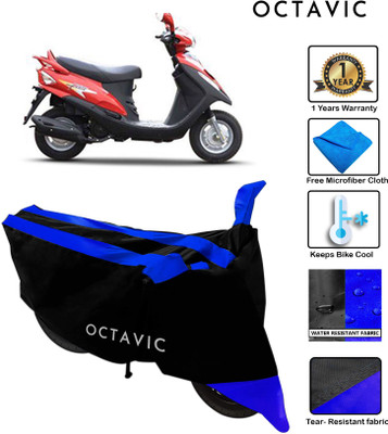 octavic Waterproof Two Wheeler Cover for Mahindra(Flyte, Blue)