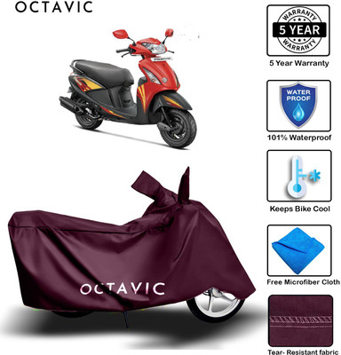 AUTOCAD Waterproof Two Wheeler Cover for Honda(Pleasure, Maroon)