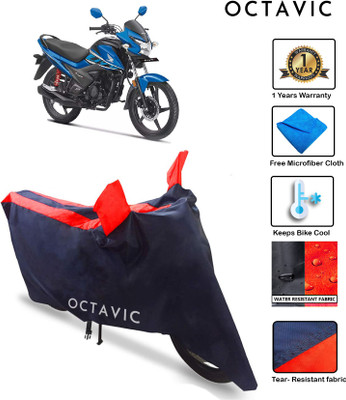 octavic Waterproof Two Wheeler Cover for Honda(Livo, Red)