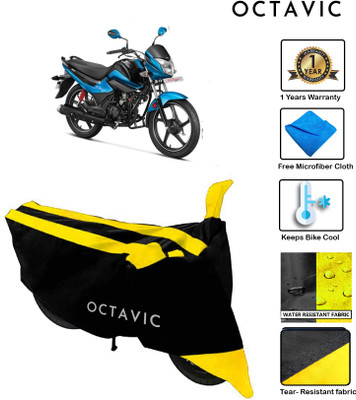 octavic Waterproof Two Wheeler Cover for Hero(Splendor I Smart, Yellow)