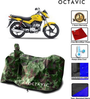 octavic Waterproof Two Wheeler Cover for Mahindra(Stallio, Green)
