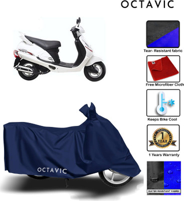 AUTOCAD Waterproof Two Wheeler Cover for Mahindra(Rodeo, Blue)