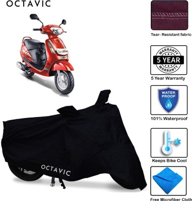 AUTOCAD Waterproof Two Wheeler Cover for Mahindra(Duro DZ, Black)