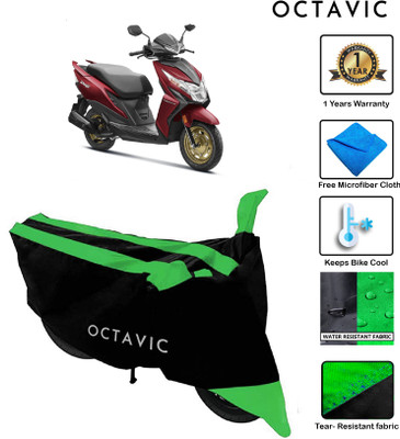 octavic Waterproof Two Wheeler Cover for Honda(Deo, Green)