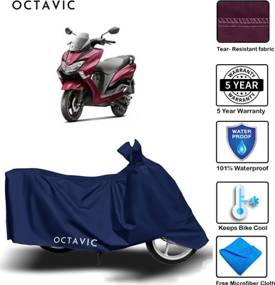 AUTOCAD Waterproof Two Wheeler Cover for Suzuki(Burgman Street, Blue)