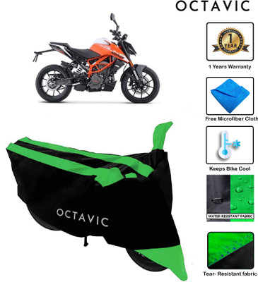 octavic Waterproof Two Wheeler Cover for KTM(125 Duke, Green)