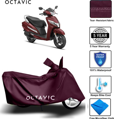 AUTOCAD Waterproof Two Wheeler Cover for Honda(Activa 6G, Maroon)