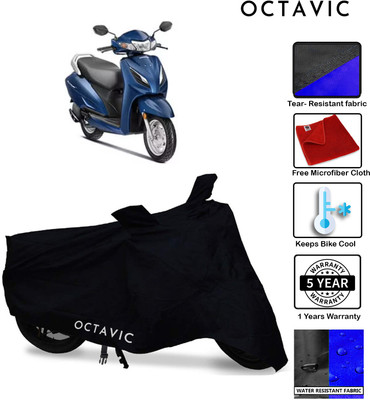 AUTOCAD Waterproof Two Wheeler Cover for Honda(Activa, Black)