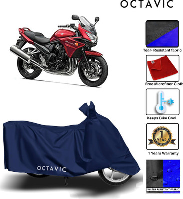 AUTOCAD Waterproof Two Wheeler Cover for Suzuki(Bandit, Blue)