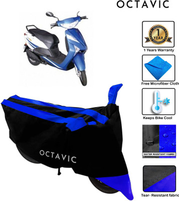 octavic Waterproof Two Wheeler Cover for Indus(Yo Xplor, Blue)