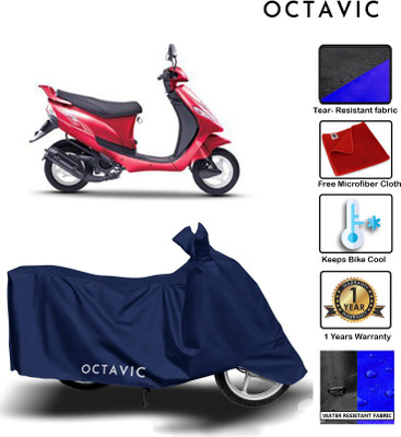 octavic Waterproof Two Wheeler Cover for Mahindra(Kine, Blue)