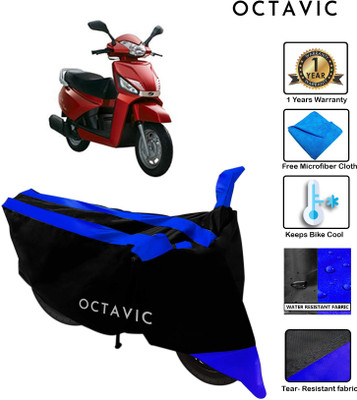 octavic Waterproof Two Wheeler Cover for Mahindra(Gusto, Blue)