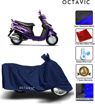 AUTOCAD Waterproof Two Wheeler Cover for Mahindra(Rodeo RZ, Blue)