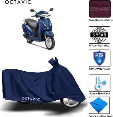 octavic Waterproof Two Wheeler Cover for Honda(Activa, Blue)