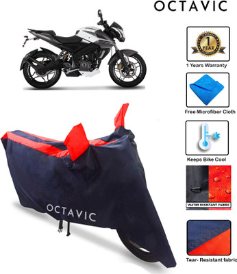 octavic Waterproof Two Wheeler Cover for Bajaj(Pulsar 200 NS DTS-i, Red)