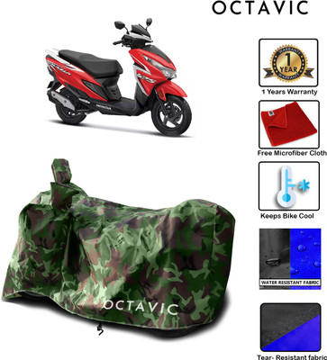 octavic Waterproof Two Wheeler Cover for Honda(Grazia, Green)