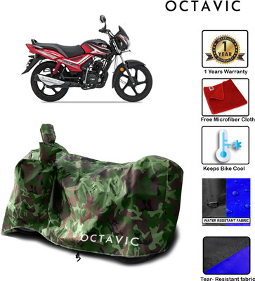 octavic Waterproof Two Wheeler Cover for TVS(Star City, Green)