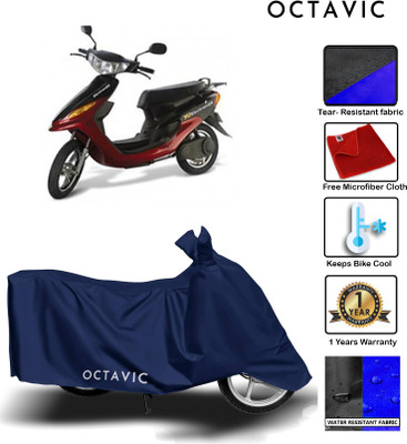 octavic Waterproof Two Wheeler Cover for Indus(Yo Style, Blue)