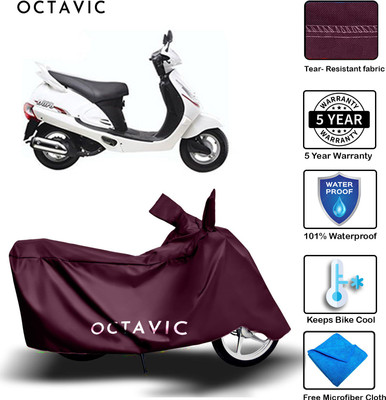 AUTOCAD Waterproof Two Wheeler Cover for Mahindra(Duro, Maroon)