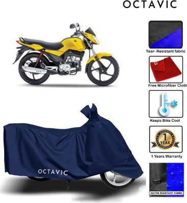 AUTOCAD Waterproof Two Wheeler Cover for Mahindra(Stallio, Blue)