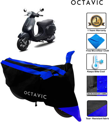 octavic Waterproof Two Wheeler Cover for Piaggio(Vespa SXL, Blue)