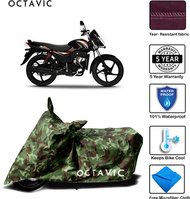 octavic Waterproof Two Wheeler Cover for Mahindra(Pantero, Green)