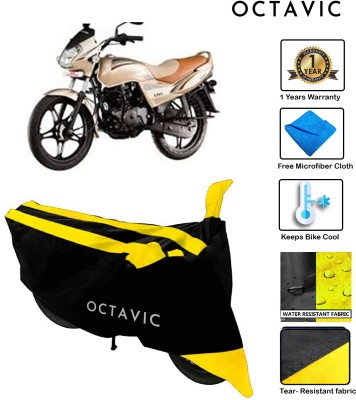 octavic Waterproof Two Wheeler Cover for LML(Freedom, Yellow)