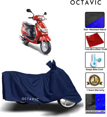 AUTOCAD Waterproof Two Wheeler Cover for Mahindra(Duro DZ, Blue)