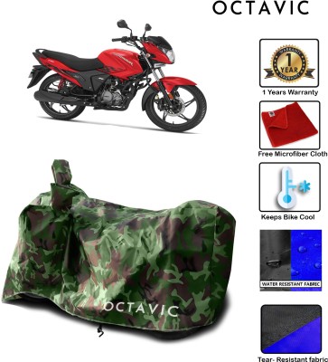 MMSSTAR Waterproof Two Wheeler Cover for Hero(Glamour, Green)