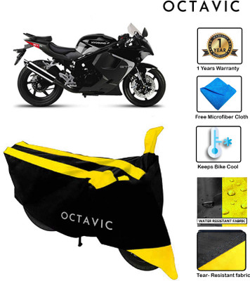 octavic Waterproof Two Wheeler Cover for Hyosung(GT250R, Yellow)