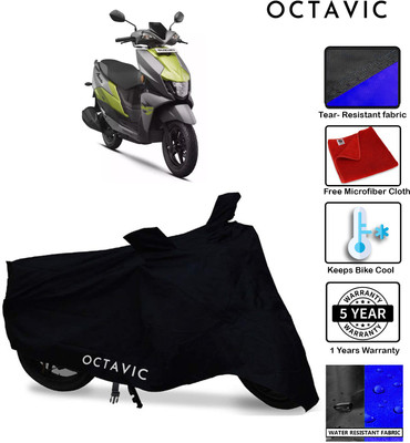 octavic Waterproof Two Wheeler Cover for Suzuki(Avenis 125, Black)