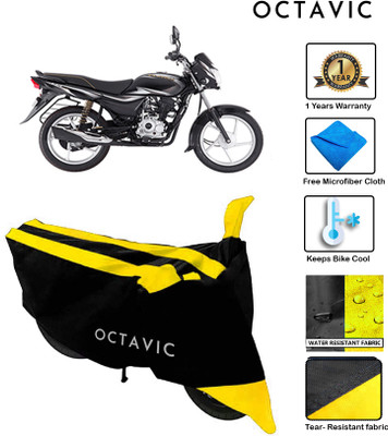 octavic Waterproof Two Wheeler Cover for Bajaj(Platina 100 DTS-i, Yellow)