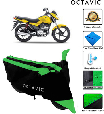octavic Waterproof Two Wheeler Cover for Mahindra(Stallio, Green)