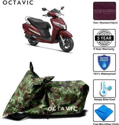 octavic Waterproof Two Wheeler Cover for Honda(Activa 6G, Green)