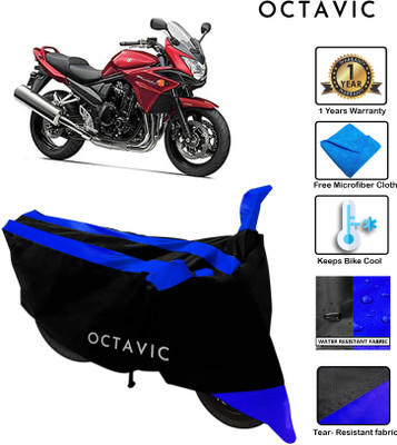 octavic Waterproof Two Wheeler Cover for Suzuki(Bandit, Blue)